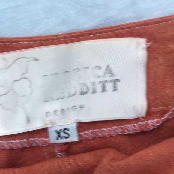 Red/orange Jessica Reddit design palazzo pants - Picture 2 of 4